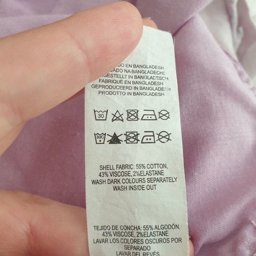 Primark Lilac Skinny Jeans Size 42 Like New with Frayed Ankles