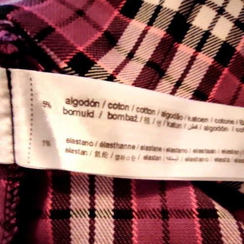 Purple plaid mini dress Bershka new, size Small