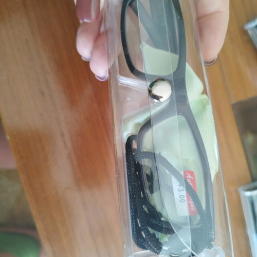 Presbyopia glasses new, +3.00 strength, black