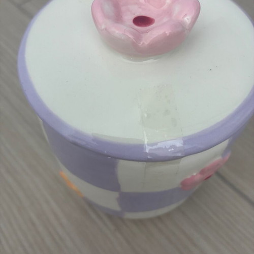 Ceramic storage jar new, unused