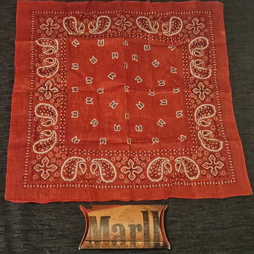 Marlboro promotional handkerchief new, 56x56 cm, 100% cotton