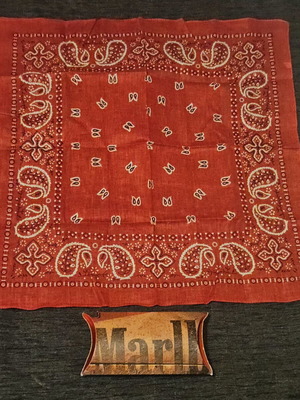 Marlboro promotional handkerchief new, 56x56 cm, 100% cotton