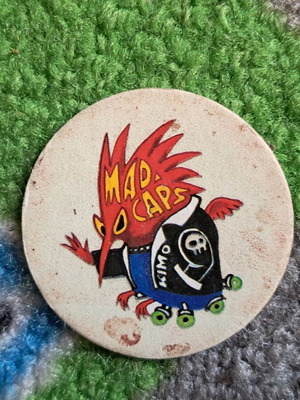 Mad Caps Light Caps 1995 collectible tag number 122 used