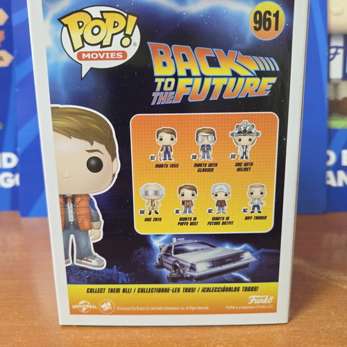 Funko Pop Movies Marty in Puffy Vest vinyl figure new