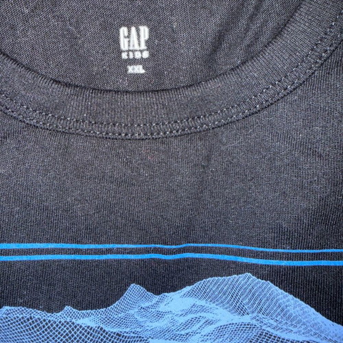 Gap boys' blouses like new, long-sleeve, black and white