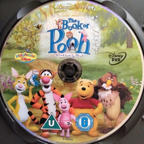 Winnie the Pooh DVDs used, dubbed with Greek subtitles, set of 2