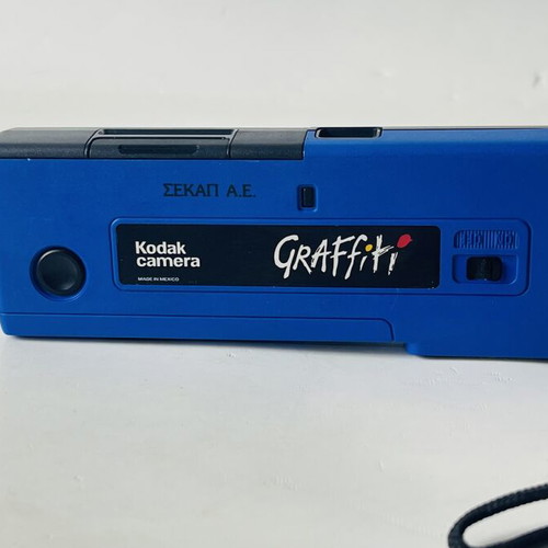 Kodak Camera Graffiti vintage 110 film camera with flash used