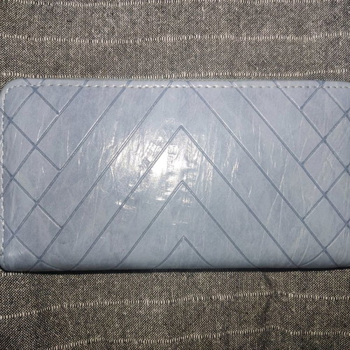 Women's wallet used, blue