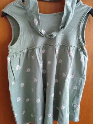 Vertbaudet dress 74 cm with matching headband like new