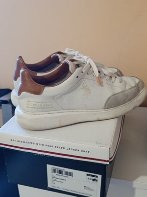Παπούτσια Polo Ralph Lauren casual νούμερο 40 σαν καινούργια, άσπρα
