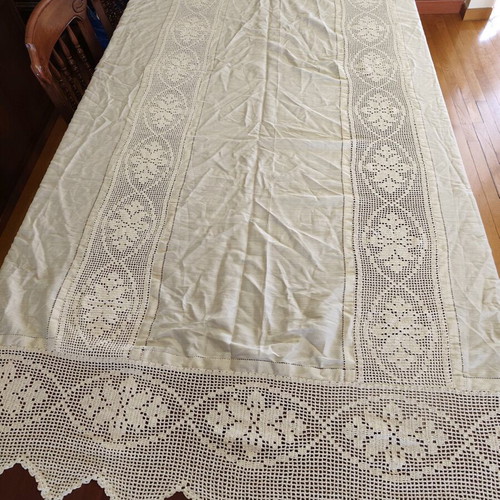 Handmade curtain 200x210 like new, beige
