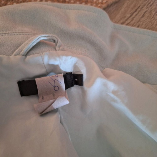 Biker-style jacket like new, mint turquoise, size S