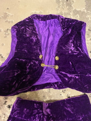 Vintage set like new, purple