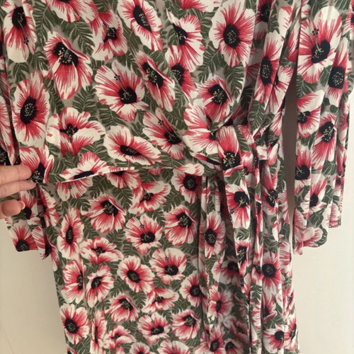 Pepe Jeans floral mini dress, size L, red