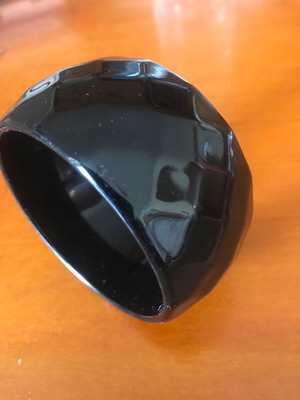 Bone bracelet like new, black