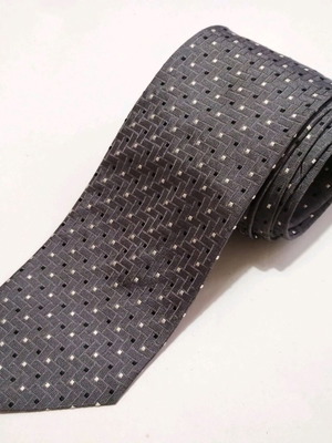 Florence Style silk tie gray like new