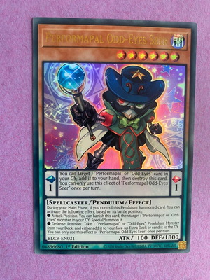 Performapal Odd-Eyes Seer Yu-Gi-Oh Card like new