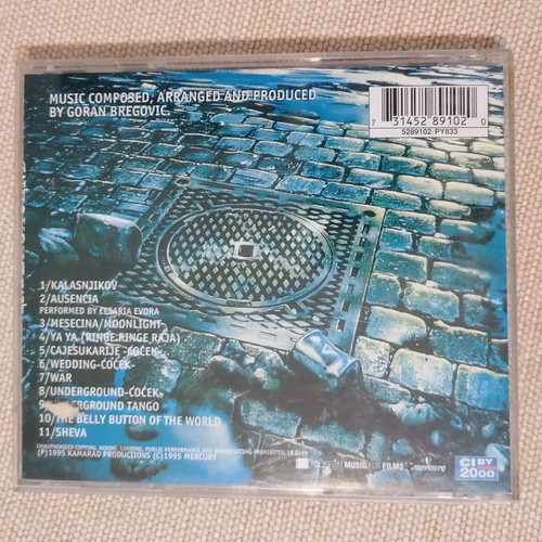 Underground Original Motion Picture Soundtrack CD like new