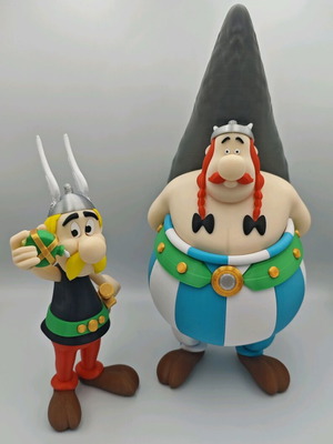 Αστερίξ και Οβελίξ φιγούρες 3D εκτυπωμένες, καινούργιες