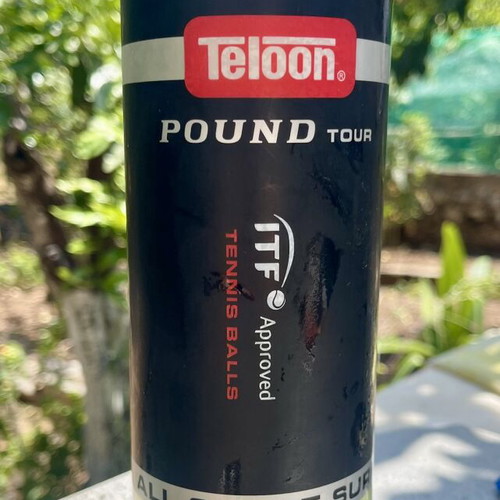 Teloon Pound Tour Tennis Balls New, 3 Pack for All Court Surfaces