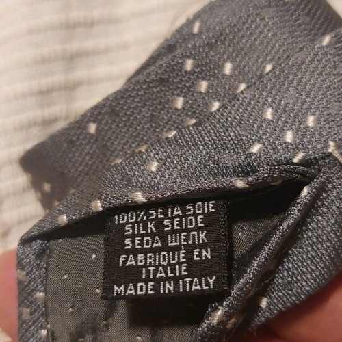 Gianfranco Ferre tie with pattern, grey, like new