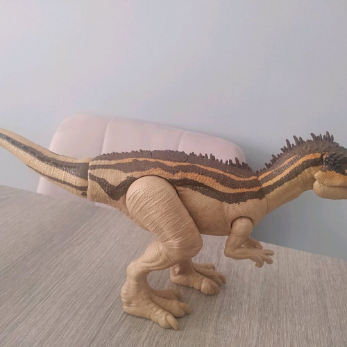 Sharktooth Dinosaur Jurassic World figure used with moving head