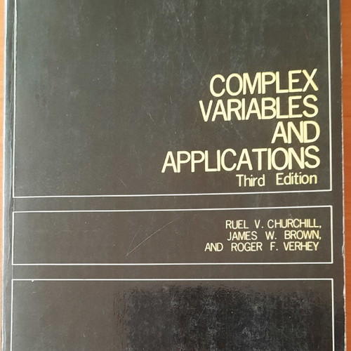 Complex Variables and Applications book used