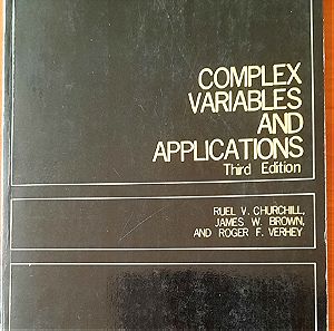 Complex variables and applications