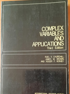 Complex Variables and Applications book used