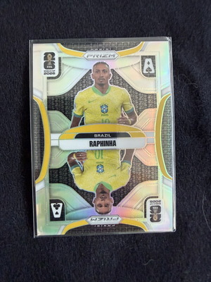 2026 Panini Prizm FIFA World Cup Raphinha Silver Aces Insert No. 19 Brazil new
