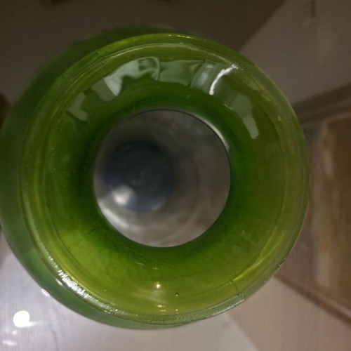Glass amphora vase decorative, vintage style