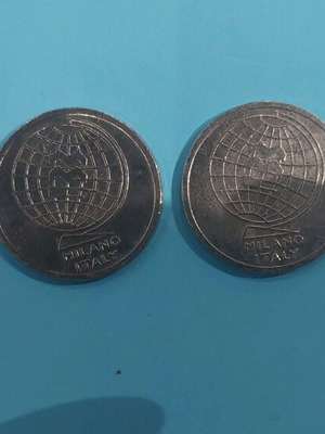 Luna park tokens used, pack of 4, 80s-90s decade