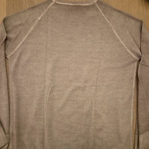 John Miller 100% Wool Sweater Size 50/L, Melange Taupe Beige