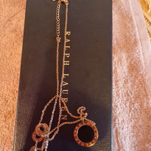 Beloved necklace chain 82 cm new, gold tone