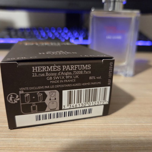 Hermès Terre d'Hermès Eau Givrée 50ml Eau de Parfum like new