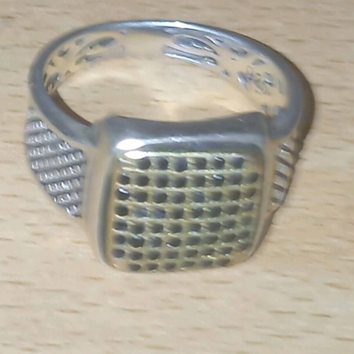 Hillas ring silver 925 with zircon, like new