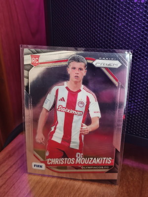 Christos Mouzakitis Silver Rookie Card Panini FIFA Prizm new