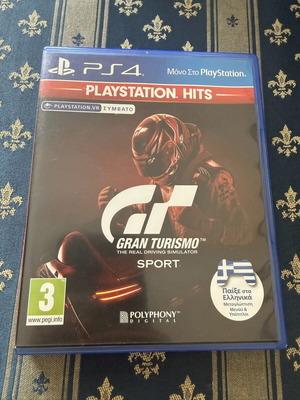 Gran Turismo Sport PS4 game like new, Greek cover