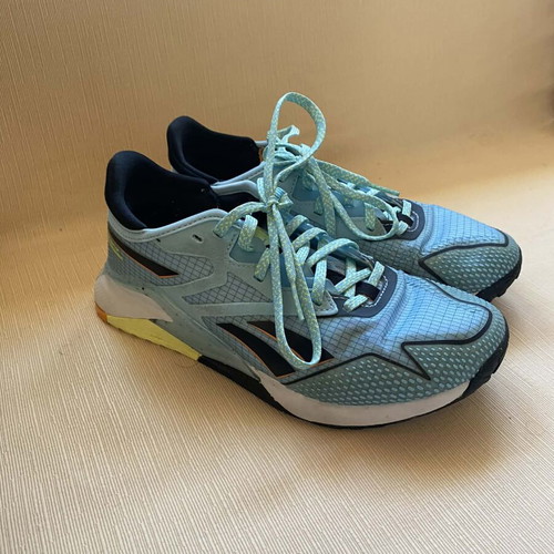 Reebok Nano X2 TR Adventure athletic shoes like new, size 36, black and blue