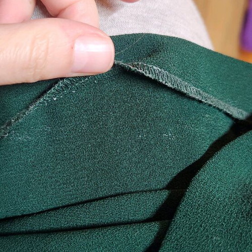 Zara dress used, cypress green, size L