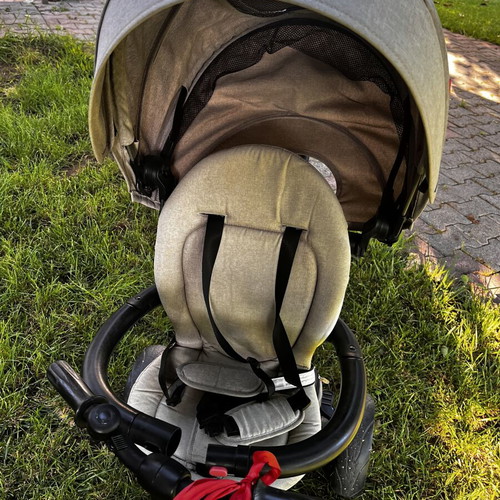 QPlay Prime 4-in-1 Tricycle like new, grey