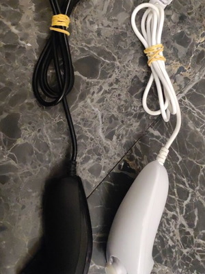 Nintendo Wii Joycon controllers used, pack of two for repair or parts