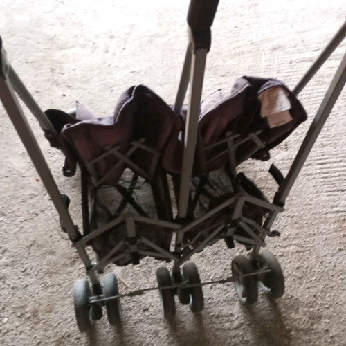 Baby stroller for two used