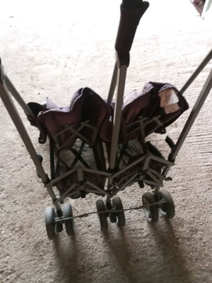 Baby stroller for two used