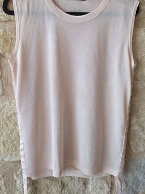 Autograph Marks & Spencer Pink Sleeveless Knit Top new, size M