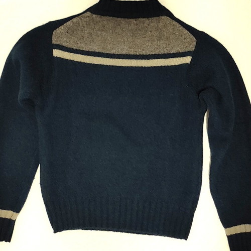 Diesel wool knitwear sweater like new, size M, navy and gray