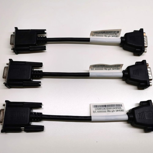 Καλώδια IBM 54Y9383 Serial Data 3.9" 9pin Male σε 9pin Female 100mm καινούργια