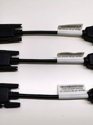 Καλώδια IBM 54Y9383 Serial Data 3.9" 9pin Male σε 9pin Female 100mm καινούργια