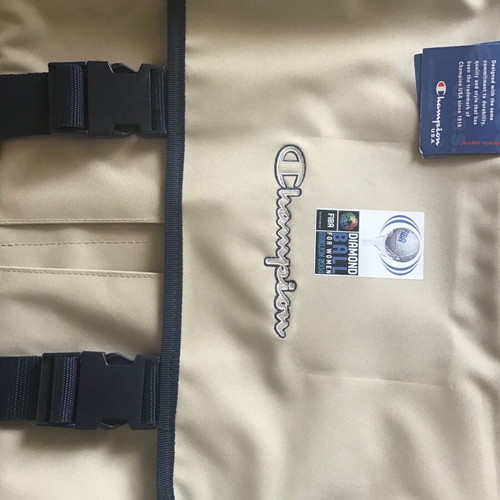 Τσάντα laptop Champion καινούργια, μπεζ και μπλε