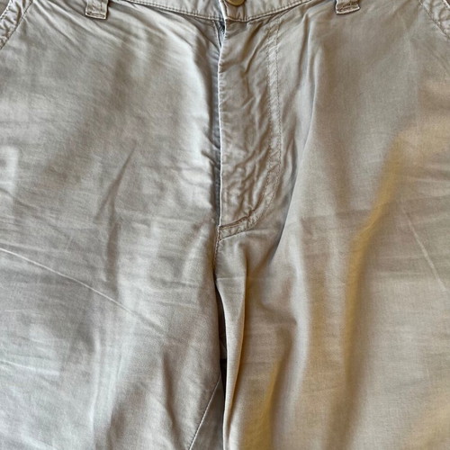 Cerruti bermuda shorts used, 100% cotton, size L, beige